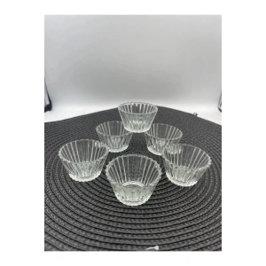 Hubrendy Tedarik Cam Mini Sosluk, Lokumluk 6lı Royaleks-RG-2023