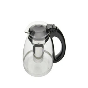 Hubrendy Tedarik Çelik Süzgeçli Cam Çaycı Servis Demlik 1500 Ml. Royaleks-7488
