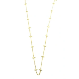 Hubrendy Tedarik Çubuk Kolye - 45cm - Altın