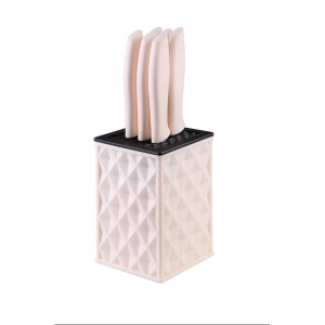 Hubrendy Tedarik Diamond 6lı Stantlı Bıçak Seti Royaleks-70519