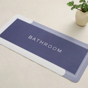 Hubrendy Tedarik Dikdörtgen Su Emici Banyo Paspası 116 x 37.5 cm (Elastik)