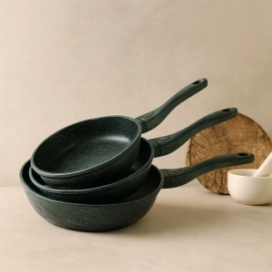 Hubrendy Tedarik Döküm Tava Seti 3lü (20-24-28 cm)