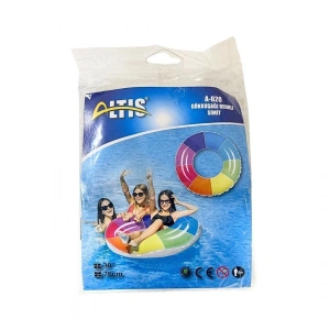 Hubrendy Tedarik Gökkuşağı Renkli Simit 76 cm