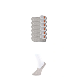 Hubrendy Tedarik Gri Erkek Babet Çorap 6 çift