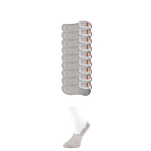 Hubrendy Tedarik Gri Erkek Babet Çorap 9 çift