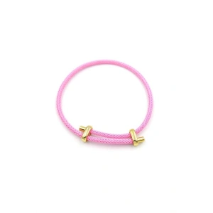 Hubrendy Tedarik İp Bileklik - Pembe