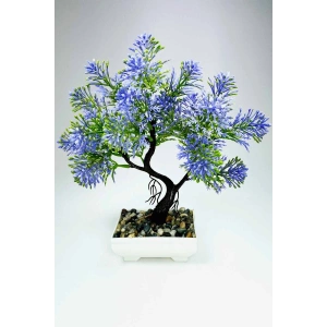 Hubrendy Tedarik Kasımpatı Bonsai Yapay Ağaç 25x20 cm