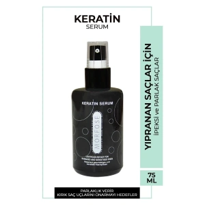 Hubrendy Tedarik Keratin Saç Serumu 75 ML - Yıpranmış Saçlar için - mrfs