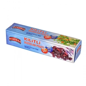 Hubrendy Tedarik Kilitli Buzdolabı Poşeti Orta