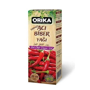 Hubrendy Tedarik Kırmızı Acı Biber Yağı 20 Ml.