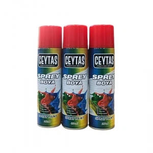Hubrendy Tedarik Kırmızı Sprey Boya 200 ml