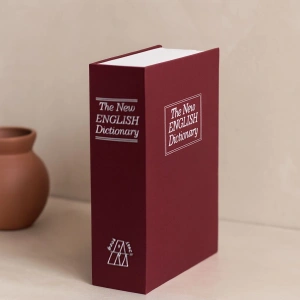 Hubrendy Tedarik Kitap Modeli Kilitli Kasa 240x155x55 mm