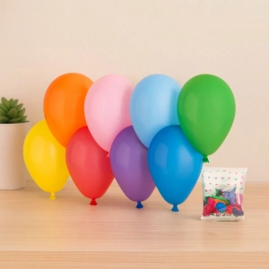 Hubrendy Tedarik Klasik Renkli Lateks Balon 7 (19 cm) 100lü