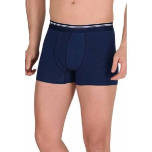Hubrendy Tedarik Likralı Erkek Boxer Şort Lacivert 1097B