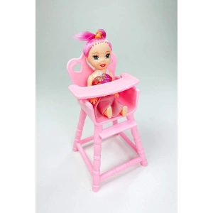 Hubrendy Tedarik Mama Sandalyeli Parmak Bebek 16 cm