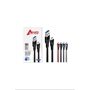 Hubrendy Tedarik Mikro Usb Data Kablosu Samsung 2.4A Royaleks-AND-250