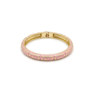 Hubrendy Tedarik Mineli Bilezik - Pembe