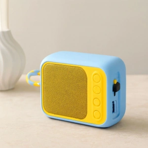 Hubrendy Tedarik Mini Bluetooth Hoparlör (Type-C, 5W, Mikrofon & Kart Girişi)