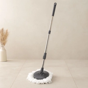 Hubrendy Tedarik Otomatik 360° Mikrofiber Mop Seti 110 cm Sap