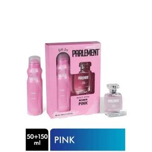 Hubrendy Tedarik Parlement 50 Ml Pink Kadın Parfüm + 150 Ml Deodorant Seti
