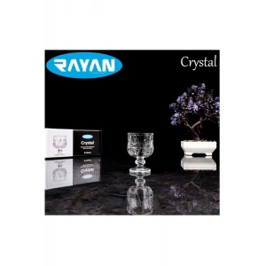 Hubrendy Tedarik Rayan Crystal 6lı Kahve Yanı Bardak mudanis