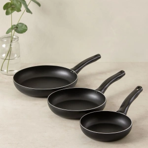 Hubrendy Tedarik Teflon 3 Parça Tava Seti (16-20-24 cm)