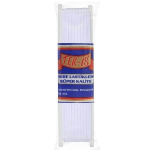 Hubrendy Tedarik Tekis Lastik Bebe Lastiği 10 Metre