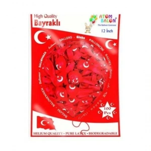 Hubrendy Tedarik Türk Bayrağı Balonu