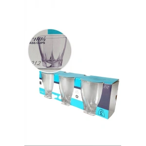 Hubrendy Tedarik Venüs 3lü Su Bardağı 250Ml Royaleks-212