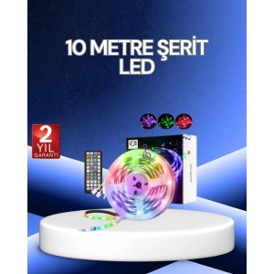 Hubrendy Tekno 10 Metre Smart Şerit Led Bluetooth Telefon Kontrollü USB Enerjili