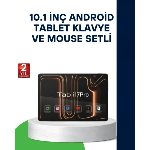 Hubrendy Tekno 10.1 İnç Android Tablet Klavye ve Mouse Setli 5G Destekli