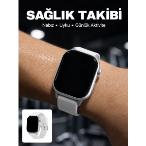 Hubrendy Tekno 3 Kordonlu Akıllı Saat Bluetooth Arama ve Akıllı Bildirim Destekli