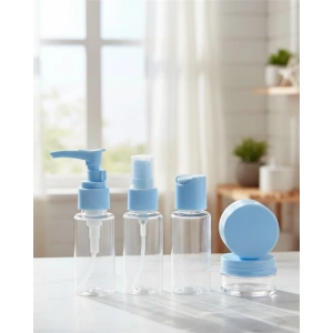 Hubrendy Tekno 30 ml 5’li Seyahat Boy Kozmetik Organizer Seti