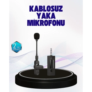 Hubrendy Tekno 360 Derece Ses Algılamalı Type C Şarjlı Yaka Mikrofonu
