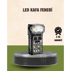 Hubrendy Tekno 3’ü 1 Arada LED Far Şarj Edilebilir Sensörlü Manyetik 10 Saat Kullanım