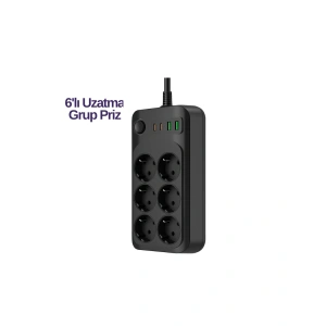 Hubrendy Tekno 6LI PRİZ