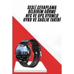 Hubrendy Tekno Akıllı Saat 3 Kordon Akıllı Saat Android ve İOS Uyumlu Uzun Ömürlü Titreşimli