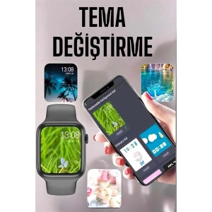 Hubrendy Tekno Akıllı Saat Amoled Ekran Yeni Nesil Bluetooth Bağlantılı