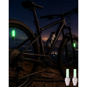 Hubrendy Tekno Bisiklet Jant Işığı Hareket Sensörlü Renkli LED Sibop Lambası