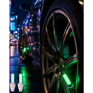Hubrendy Tekno Bisiklet Sibop Işığı 2li Set Hareket Sensörlü LED Lastik Işığı