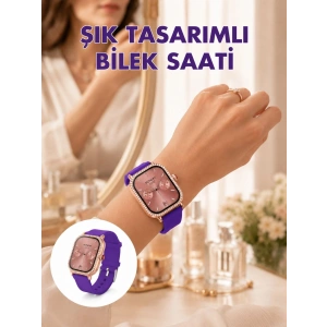 Hubrendy Tekno Uzaktan Kamera Kontrollü Kadın Akıllı Saat Seti