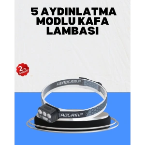 Hubrendy Tekno Gece Koşusu İçin LED Kafa Lambası El Sensörlü
