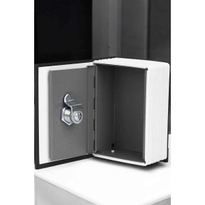 Hubrendy Tekno Gizli Kasa Kitap Görünümlü Anahtarlı Çelik Mini Kasa