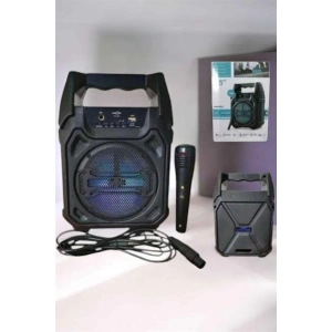 Hubrendy Tekno Güçlü ve Şarj Edilebilir Bluetooth Hoparlör 6.5 İnç