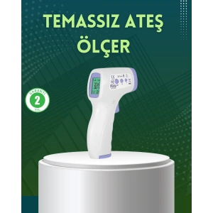 Hubrendy Tekno Kızılötesi Temassız Ateş Ölçer LCD Ekranlı Hassas Termometre