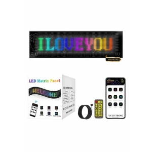 Hubrendy Tekno LED MATRİX 16X96 pixel
