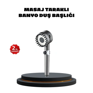 Hubrendy Tekno Masaj Uçlu Yüksek Basınçlı Duş Başlığı Spa Etkili