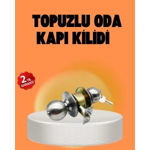 Hubrendy Tekno Mat Renk Topuzlu Kapı Kilidi – Giriş Tipi