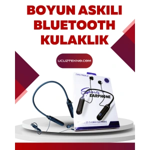 Hubrendy Tekno Polygold PG-100 Bluetooth Kulaklık – Ergonomik Boyun Bantlı Tasarım, Net Ses ve Konfor
