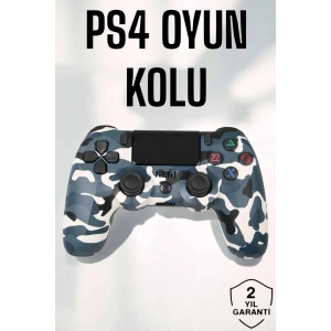 Hubrendy Tekno PS4 Oyun Kolu Kamuflaj Desenli Joystick